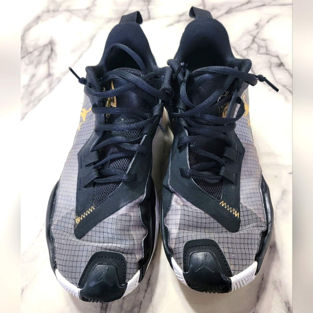 Jordan One Take 4 Black Metallic Gold Mens Size 9